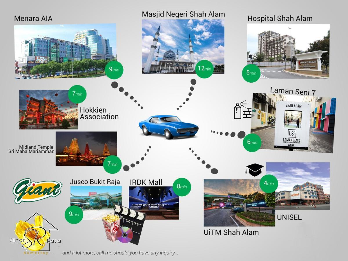 Sinar Rasa Homestay At I-Soho, I-City Shah Alam Buitenkant foto Shah Alam City Map